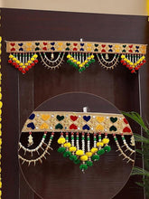 Pack Of 2 Pcs Handmade Door Bandarwal, Home Decor, Indian Toran, Indian Wedding favors, Tea Party Decor, Diwali Gift, Festive Decoration